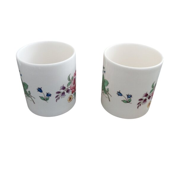 Spode Marlborough Sprays Mug Bundle Set of 4 Like New Cream with Floral Design - Picture 8 of 14